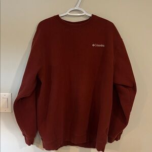 Columbia Men's Burgundy Crewneck Sweater